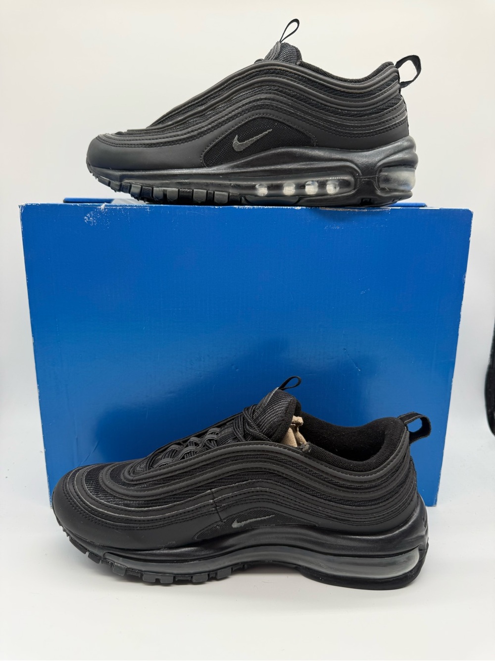 Nike Air Max 97 Triple Black Womens Running/Walking Shoes Size US 8 |921733-001